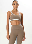 Eva Rigor Double Strap Bra- Lentil/White