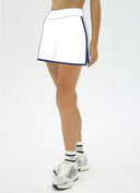 Ozzie Rigor Skort- White/Cobalt