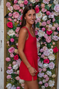 Martina Rigor Dress - Pirate Red