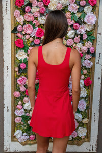 Martina Rigor Dress - Pirate Red