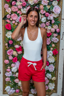 Reena Sweatshort - Pirate Red