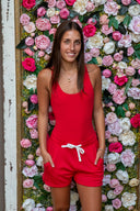 Suki Airweight Bodysuit - Pirate Red