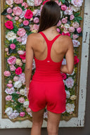 Suki Airweight Bodysuit - Pirate Red