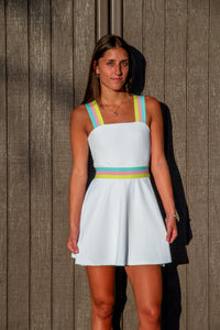 Miriam Dress - Rose Blush Colorblock