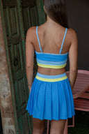 Irina Skirt - Marina Blues Colorblock