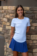 Essential Ladder Stitch Tee - White