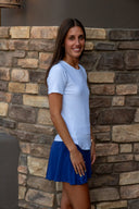 Essential Ladder Stitch Tee - White