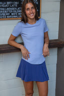 Essential Ladder Stitch Tee - Lavender Sorbet