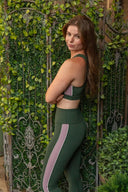 Lexi Rigor Bra- Military/Blush