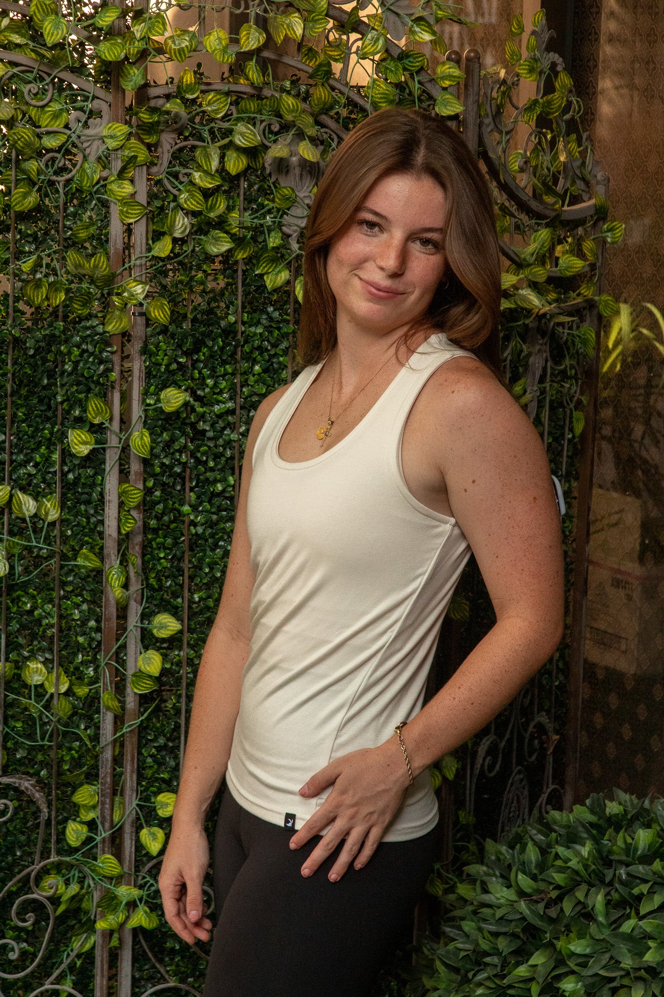 Cassie Tank - Oatmilk