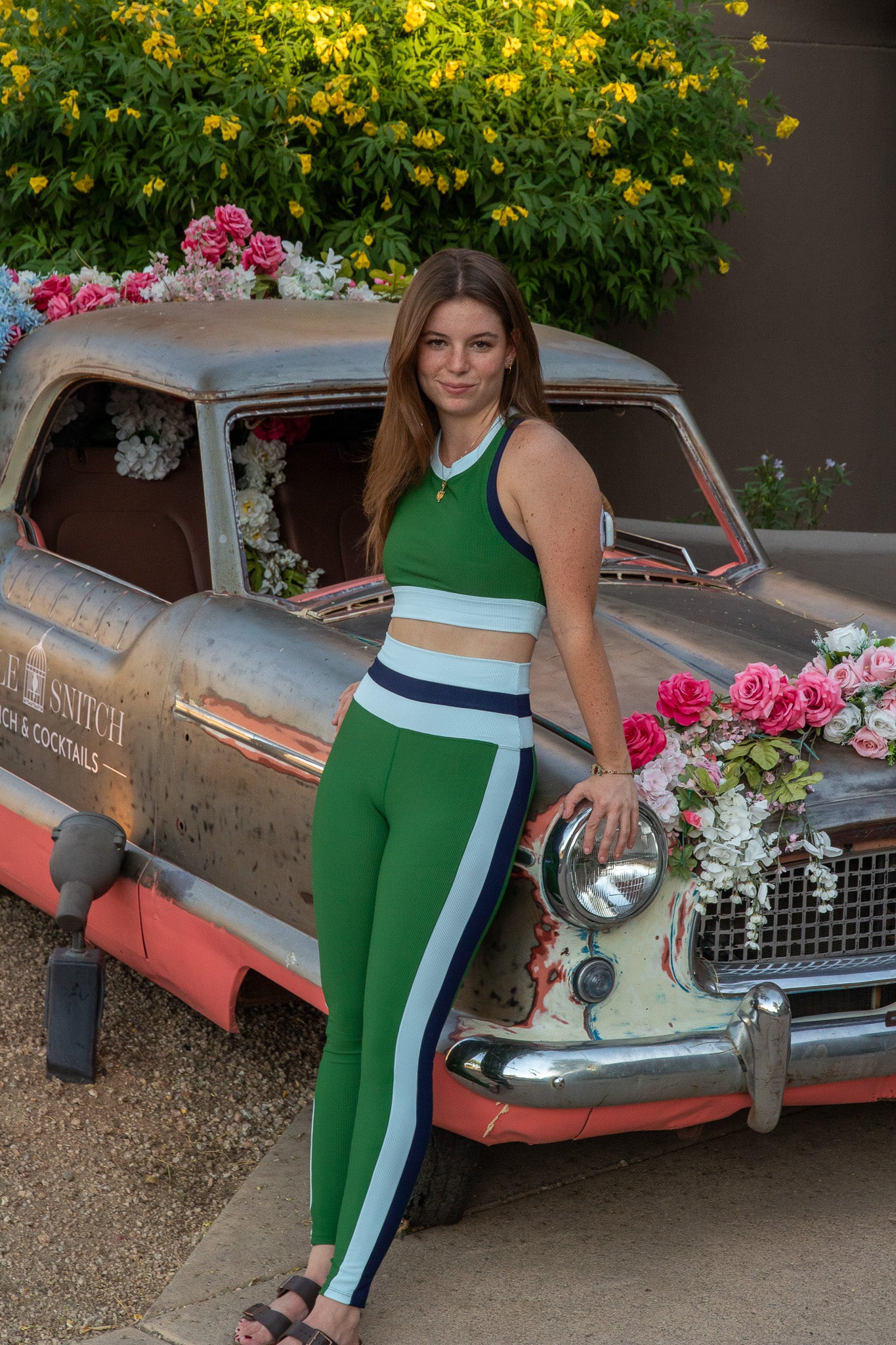 Mariella Legging- Ivy Colorblock