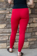 Lotus 7/8 Legging - Red Heart