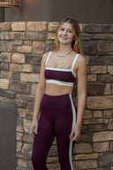 Monah Rigor Bra - Dark Cherry / Creme