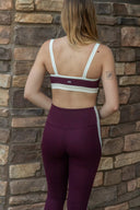 Monah Rigor Bra - Dark Cherry / Creme