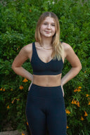 Airweight Scoop Back Bra - Indigo