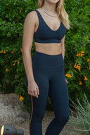 Airweight Scoop Back Bra - Indigo