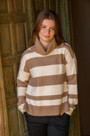 Shelly Turtleneck - Oatmilk / Latte