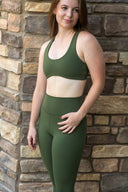 Scarlett Ankle Legging - Fern