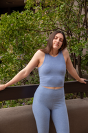 Carlsbad Top - Infinity Blue Heather