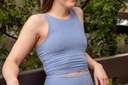 Carlsbad Top - Infinity Blue Heather