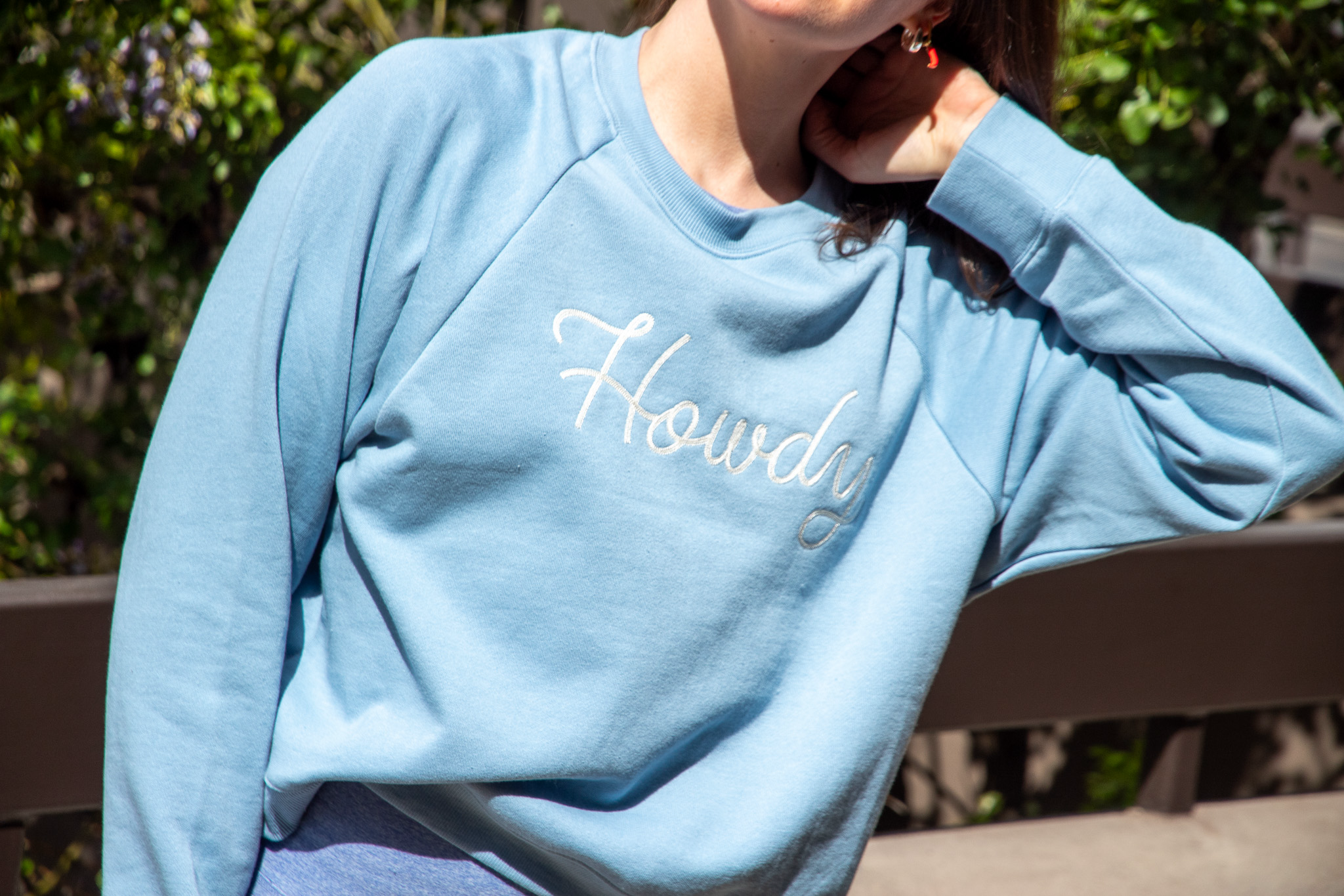 Howdy Sweatshirt - Coastal Blue