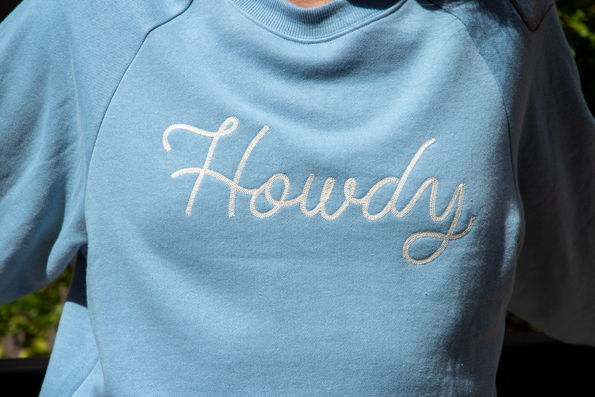 Howdy Sweatshirt - Coastal Blue