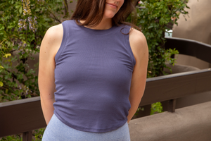 Layer Up Rib Tank - Worn Blue