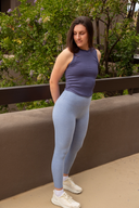 Solstice 7/8 Legging - Infinity Blue Heather