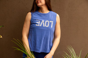 Love Bowery Tank - Periwinkle