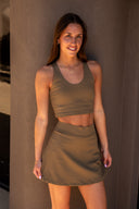 Evelyn Skort - Army Green