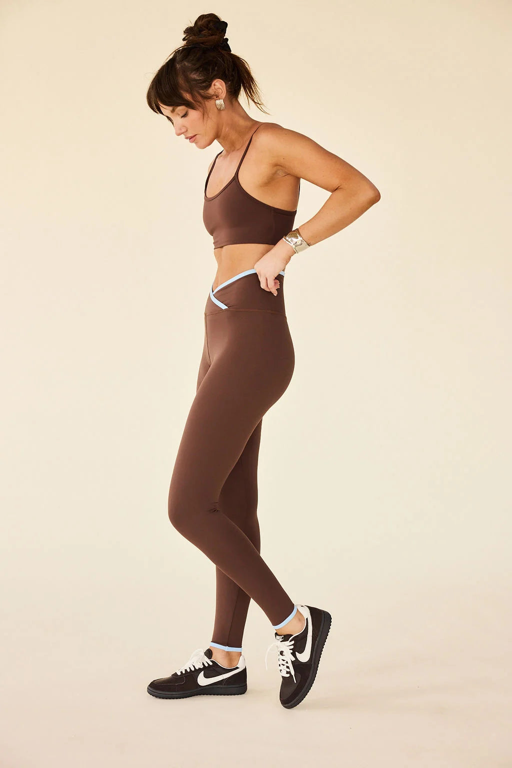 Rae Ankle Legging- Coco