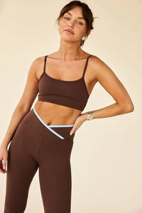 Rae Ankle Legging- Coco