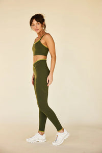 Rae Ankle Legging- Basil