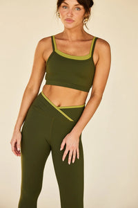 Rae Ankle Legging- Basil
