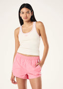Nexus Rib Tank- Whisper White/Pink Lemonade