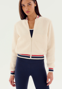 Willa Sherpa Jacket - Creme