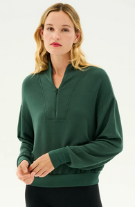 Birdie Fleece Half Zip - Military