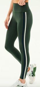 Ella High Waist Airweight 7/8 Legging - Military / Indigo