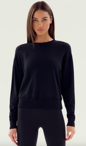 Sonja Fleece Sweatshirt - Black