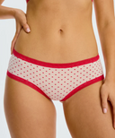 Micro Lace Trim Hipster - Hearts