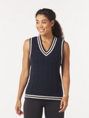 Hanalei Vest - Navy/White