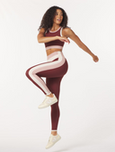 Directional Legging - Chestnut / Oatmilk / Adobe Rose