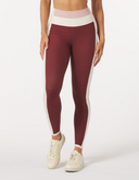 Directional Legging - Chestnut / Oatmilk / Adobe Rose