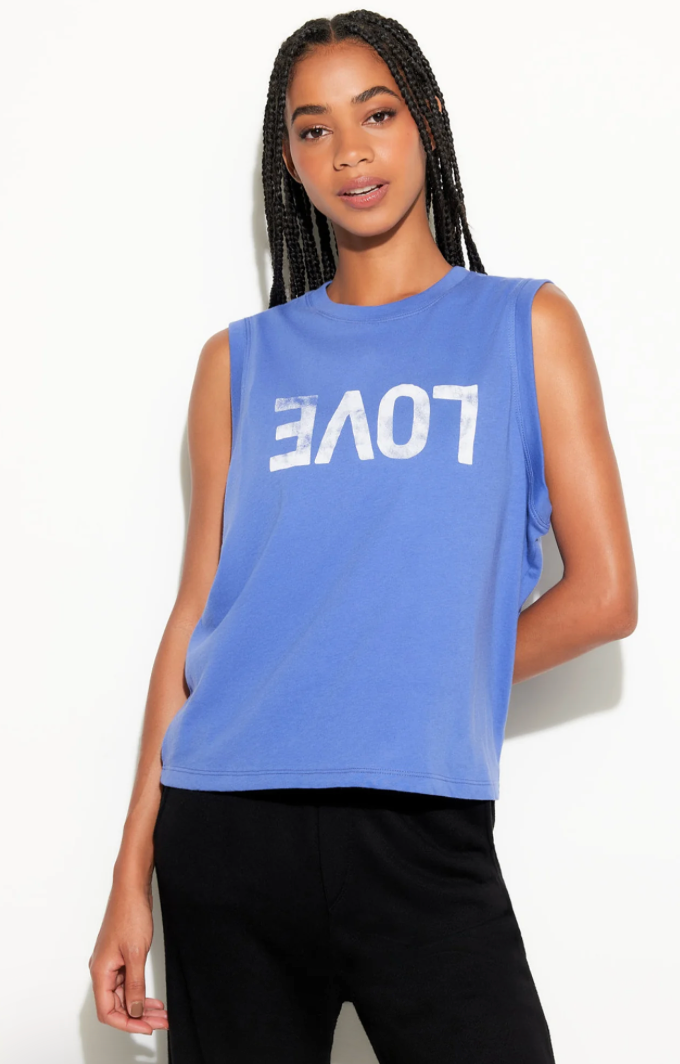 Love Bowery Tank - Periwinkle