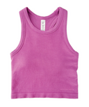 Mia High Neck Bra Tank - Orchid