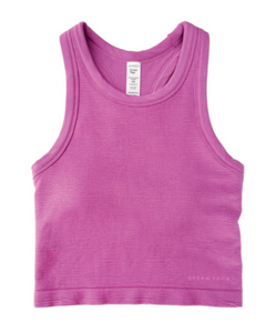 Mia High Neck Bra Tank - Orchid