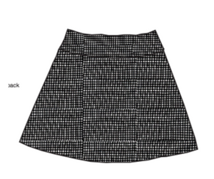 Evelyn Skort - Black Gingham