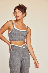 Rhodes Bra - Heather Grey / Shell