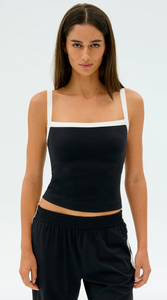 Monah Rigor Tank - Black/White