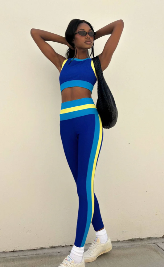 Mariella Legging - Riviera Colorblock